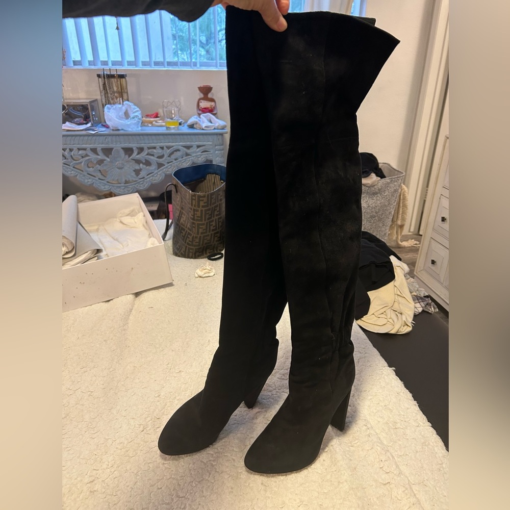 DIOR boots black thigh  high boots - Picture 2 of 5